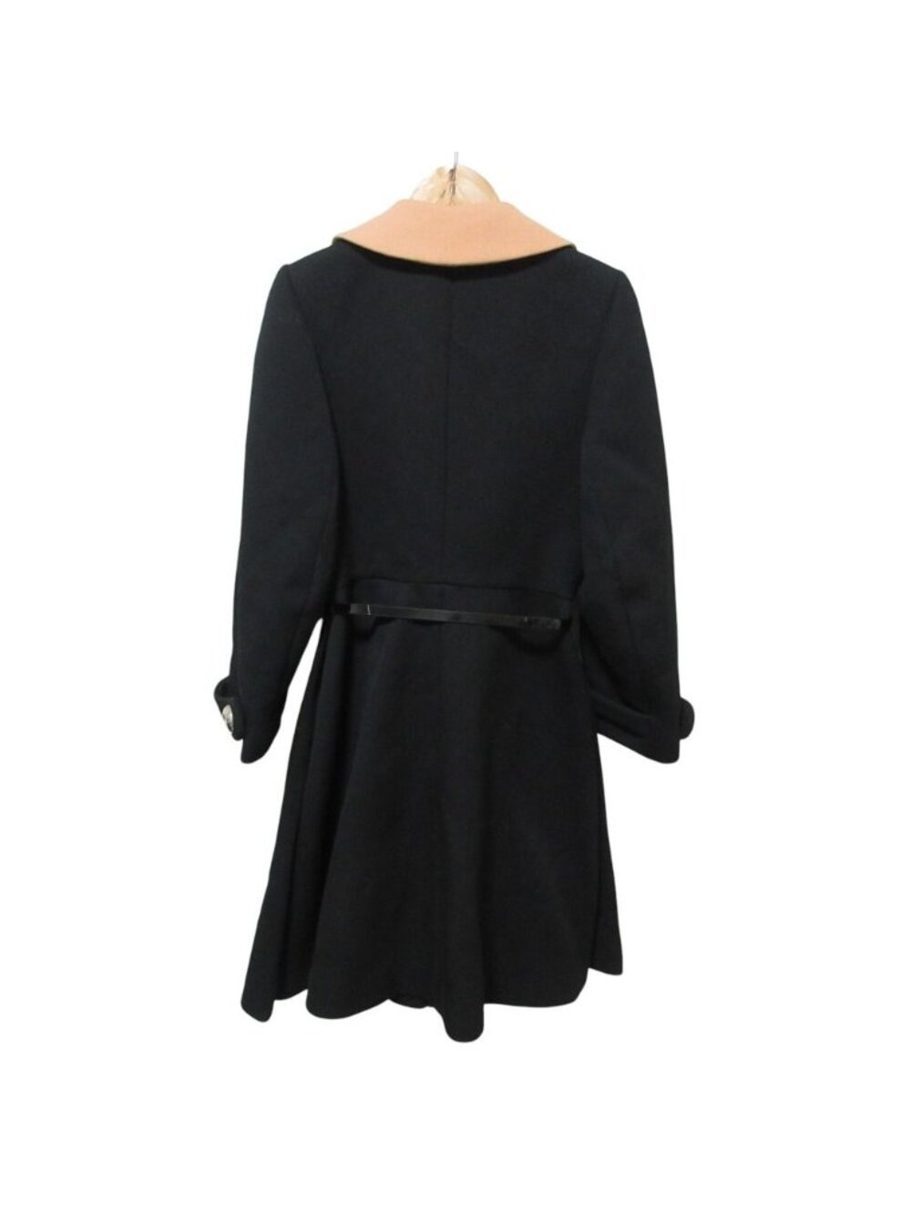 Prada Wool Double Breasted Coat Black - Picture 2 of 10